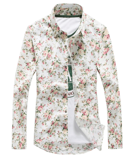 Mens floral dress shirt