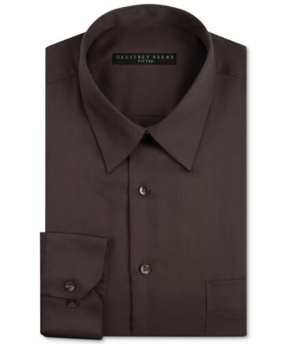 Brown mens dress shirt