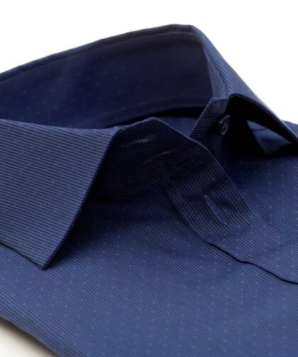 Dark royal blue mens dress shirt