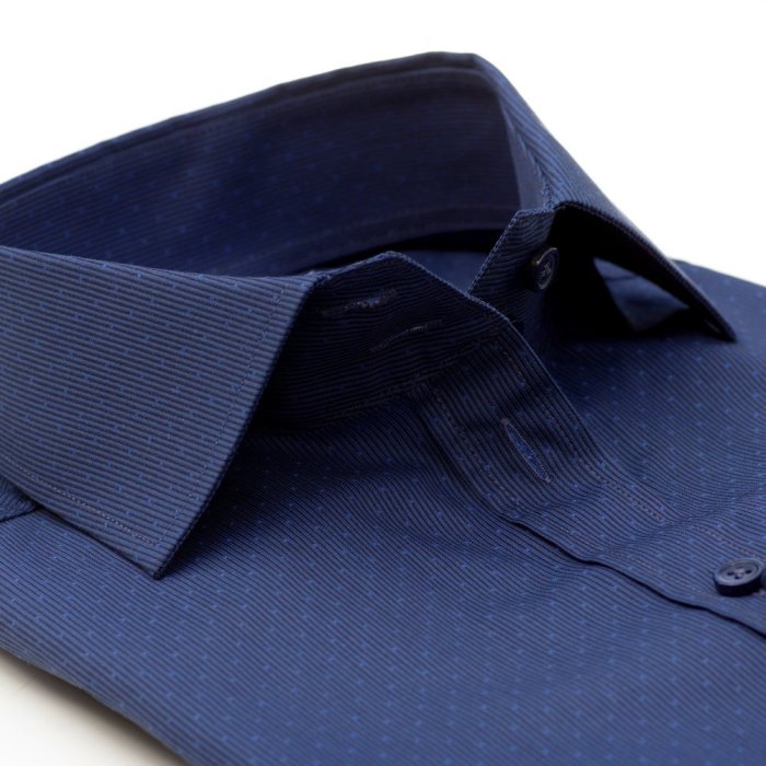 Dark royal blue mens dress shirt